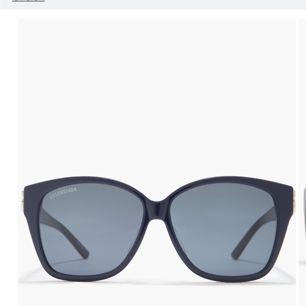 Balenciaga Women's Dark Blue Sunglasses